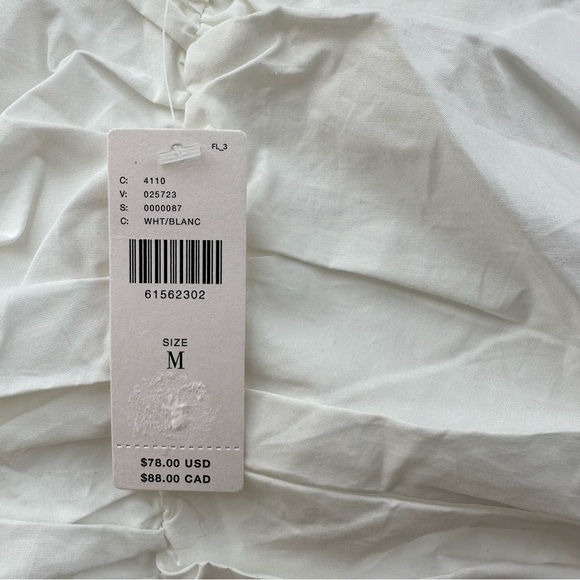 NWT Anthropologie Sunday in Brooklyn Ruffled Peplum White Tank - Picture 8 of 14